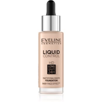 Eveline Cosmetics Liquid Control fond de ten lichid pipeta - imagine 2